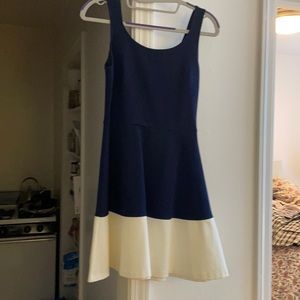 Aqua Navy Dress